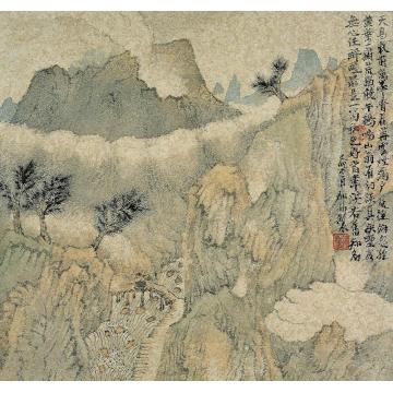 何加林国画山水溪云字画之家