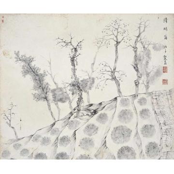何加林国画山水清明字画之家