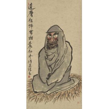 徐里国画人物达摩祖师字画之家