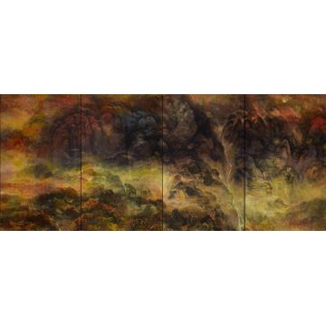 王迦南蔡小丽佛光祥云字画之家