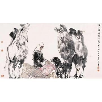 杜滋龄国画人物帕米尔风情字画之家