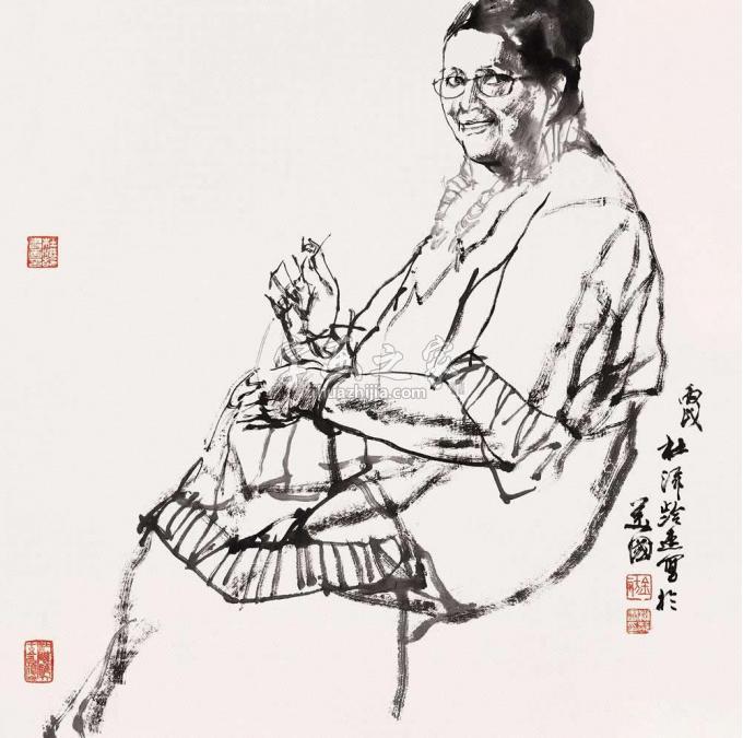 国画家杜滋龄字画之家