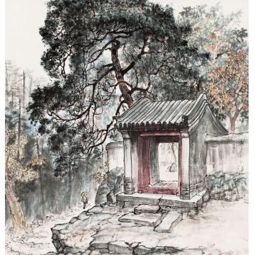 张凭国画山水丰沙线写生 之五字画之家