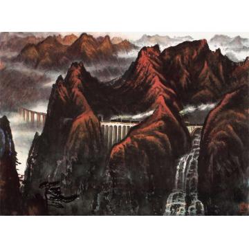 张凭国画山水车过重山字画之家