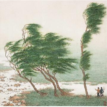 张凭国画山水春风得意字画之家