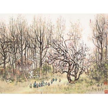 张凭国画山水南京公园字画之家