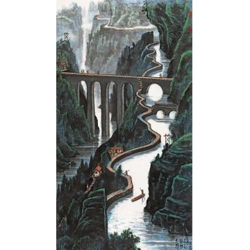 张凭国画山水太行银河字画之家