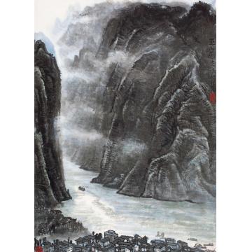 张凭国画山水巫山雨字画之家