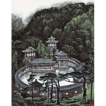 张凭国画山水香山见心斋字画之家