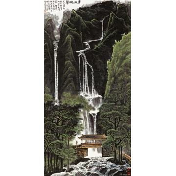 张凭国画山水青城凝翠字画之家
