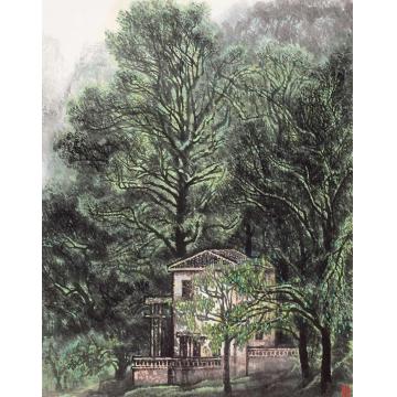 张凭国画山水桂林甲山招待所字画之家