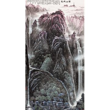 张凭国画山水黄山晓色字画之家