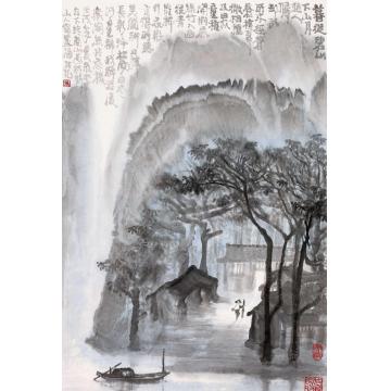 张凭国画山水归字画之家