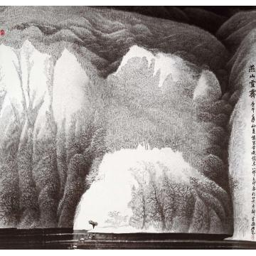 张凭国画山水燕山雪霁字画之家