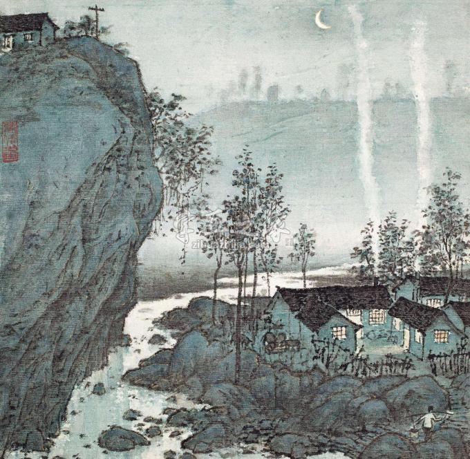 国画家张凭字画之家