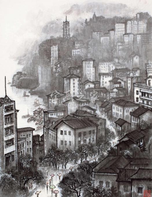 国画家张凭字画之家
