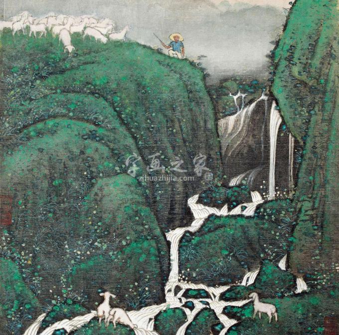 国画家张凭字画之家