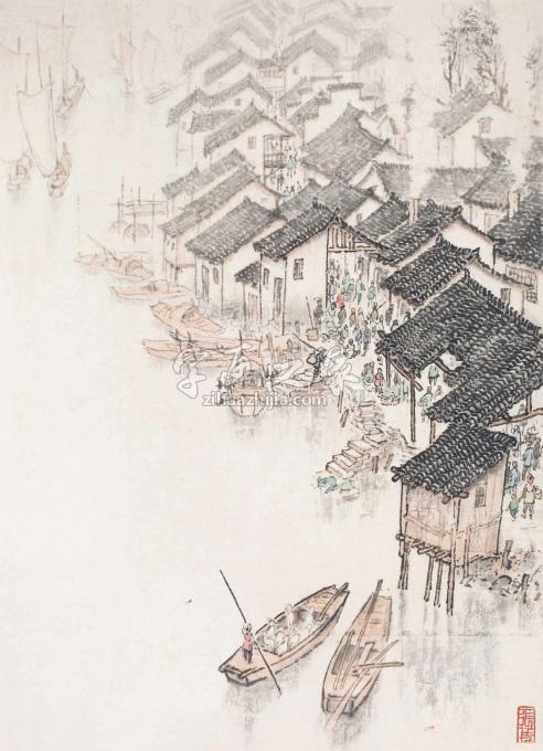国画家张凭字画之家