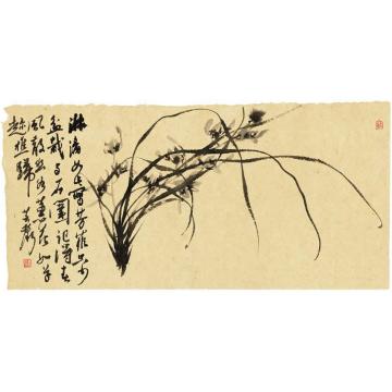 鹿芸薇蕙花如草趁樵归字画之家