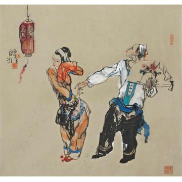 陈涤国画人物开店字画之家
