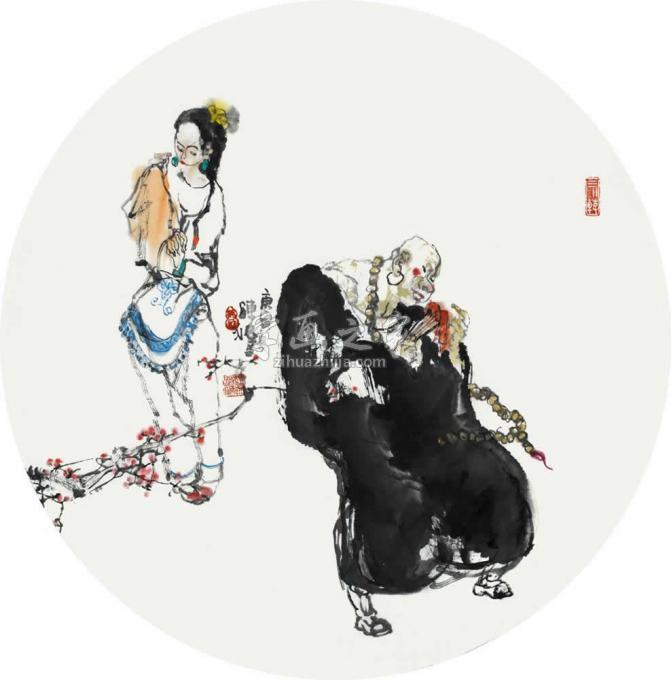 国画家陈涤字画之家