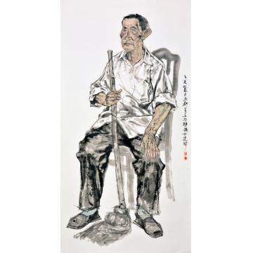 焦亚新国画人物水墨人物写生之十四字画之家