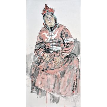 焦亚新国画人物水墨人物写生之二十二字画之家