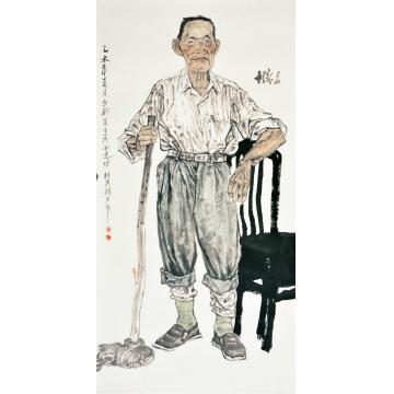 焦亚新国画人物水墨人物写生之二十五字画之家