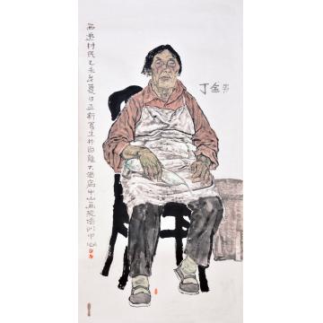 焦亚新国画人物水墨人物写生之二十六字画之家