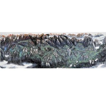 严家宽国画山水雄风字画之家