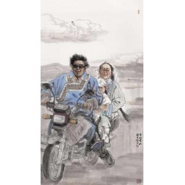 周荣生国画人物归字画之家