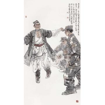 周荣生国画人物同乐字画之家