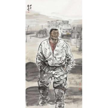 周荣生国画人物巴雅尔字画之家