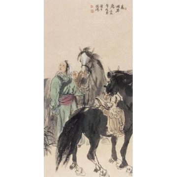 周荣生春回草原字画之家