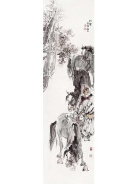 周荣生四季牧歌四条屏·秋声字画之家