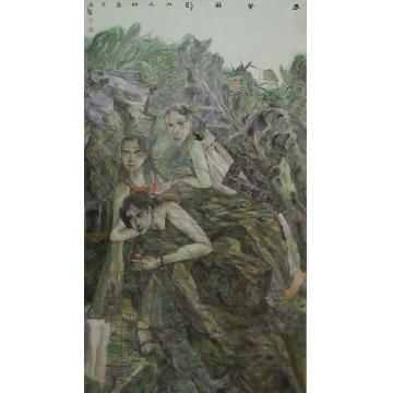 毛宗泽国画人物春华丽影字画之家