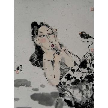 毛宗泽国画人物人物小品字画之家