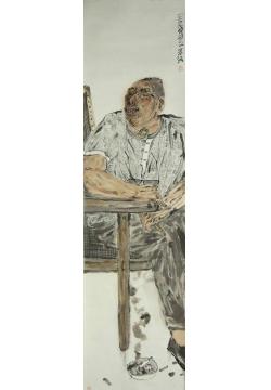 毛宗泽国画人物世态之一字画之家