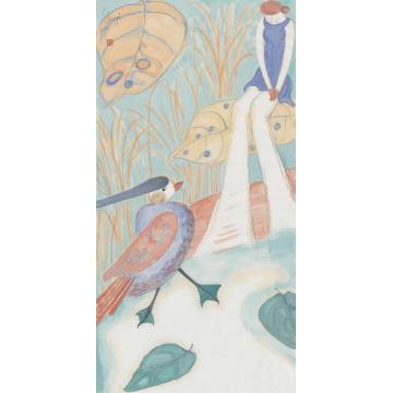 李骏逸爱丽丝的漫游-芦草间字画之家