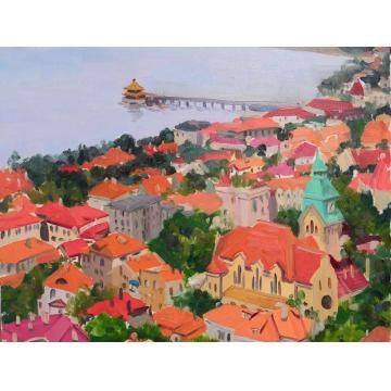 鹿飞青岛红房子字画之家