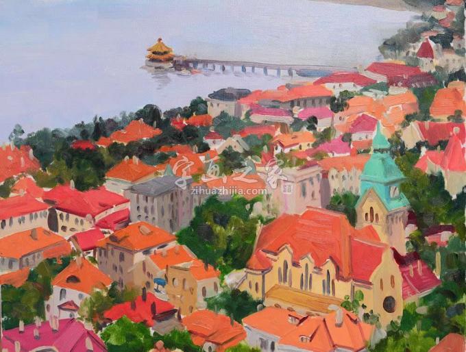 油画家鹿飞字画之家