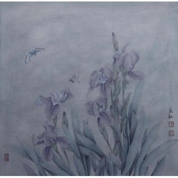 陈立红花蝶两相怜字画之家