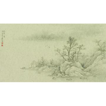 任大庆国画山水悠然之乐字画之家