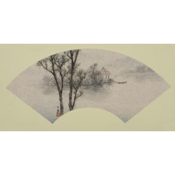 任大庆国画山水心岛字画之家