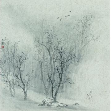 任大庆国画山水往返自在字画之家