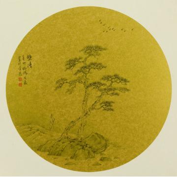 任大庆国画山水双清字画之家