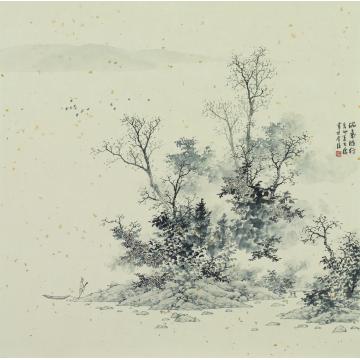 任大庆国画山水瑞气随行字画之家