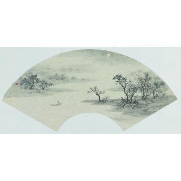 任大庆国画山水今月曾经照古人字画之家