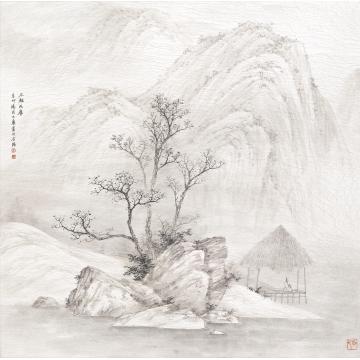 任大庆国画山水不驻凡尘字画之家