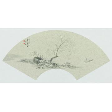 任大庆国画山水似是故人来字画之家